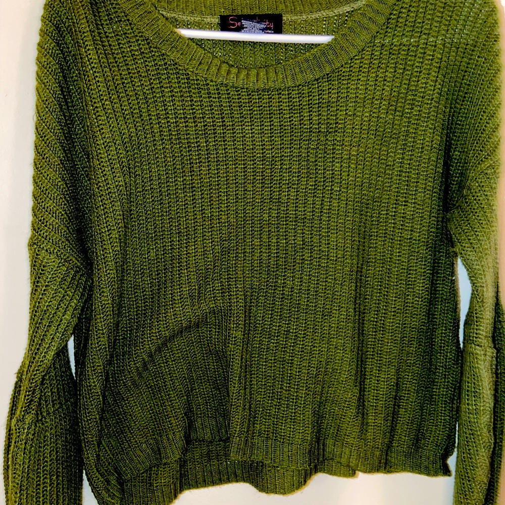 Green Knitted Top